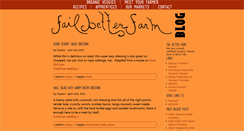 Desktop Screenshot of blog.failbetterfarm.com
